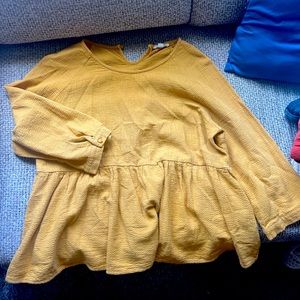 Roolee Oversized Ruffled Top
